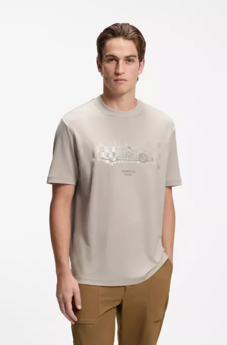 Porsche x BOSS T-shirt with glossy artwork