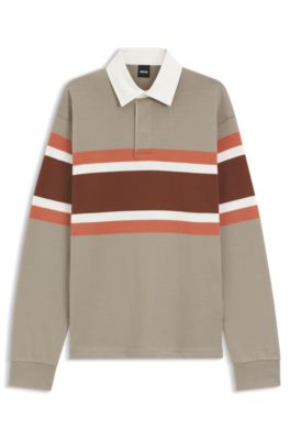 Timeless polo shirt in breathable cotton, Light Brown