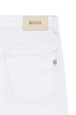 Jean en denim blanc BOSS SELECTED BY SHOHEI OHTANI, Blanc