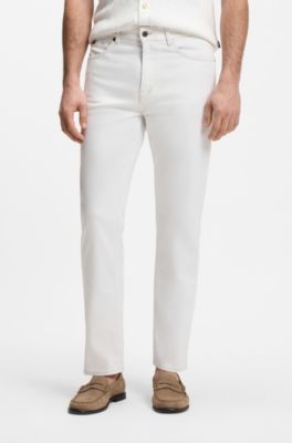Vaqueros en denim blanco BOSS Selected by Shohei Ohtani, Blanco