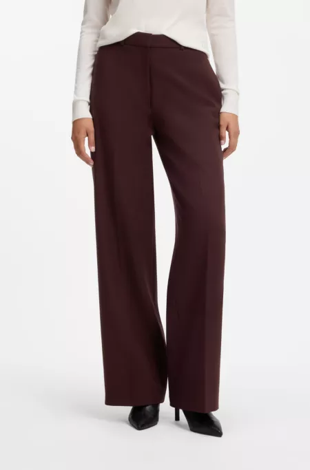 Regular-fit pants with a straight leg