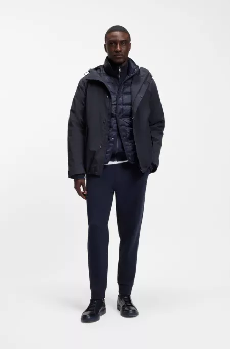 Waterproof and windproof hooded casual jacket