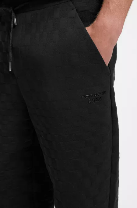 Porsche x BOSS track pants with Pasha pattern