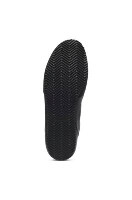 BOSS x ASTON MARTIN leather sneakers, Black