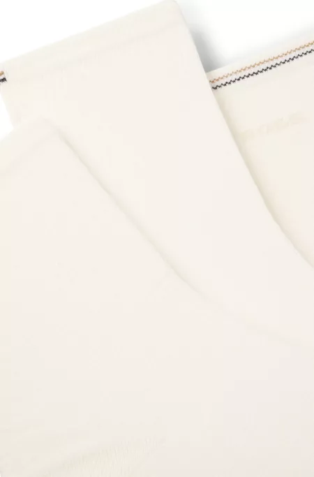 Three-pack of quarter-length socks with branding