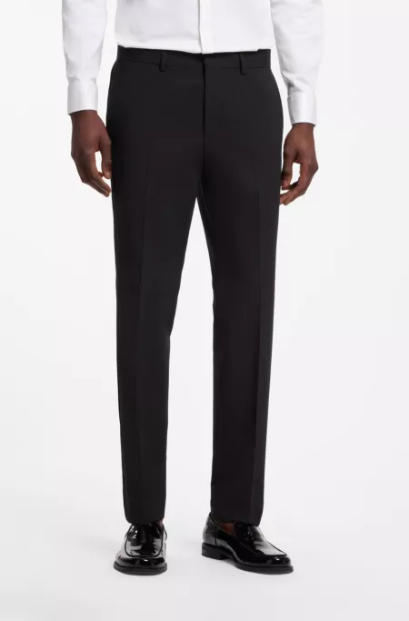 Extra-slim-fit pants in a virgin wool blend