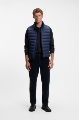 Polo de algod&oacute;n con estructura de rejilla, Azul oscuro