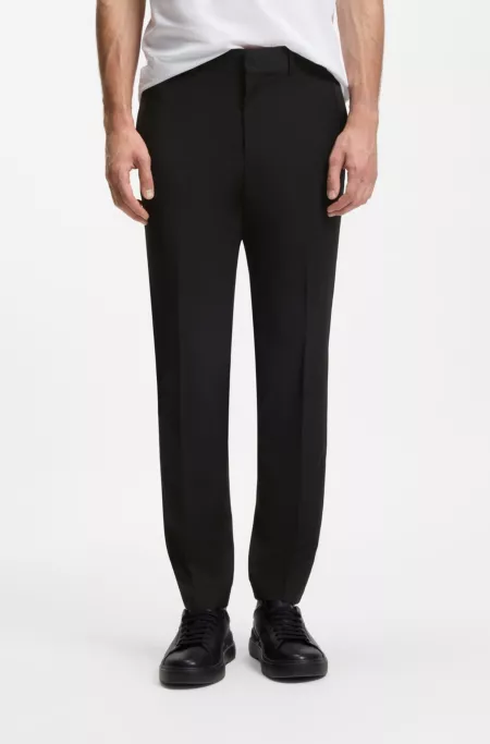 Extra-slim-fit tuxedo pants in a wool blend