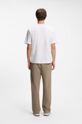 Camiseta HUGO x RB de algod&oacute;n con motivo de toro, Blanco