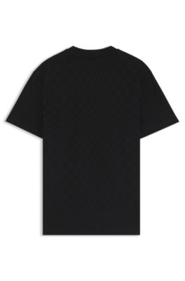 Porsche x BOSS camiseta de algod&oacute;n con estampado Pasha, Negro