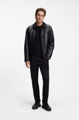 Porsche x BOSS camiseta de algod&oacute;n con estampado Pasha, Negro