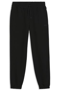 Pantalones homewear de algodón con logo bordado