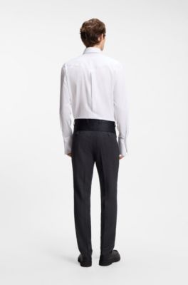 HUGO x entire studios relaxed-fit cotton shirt, White