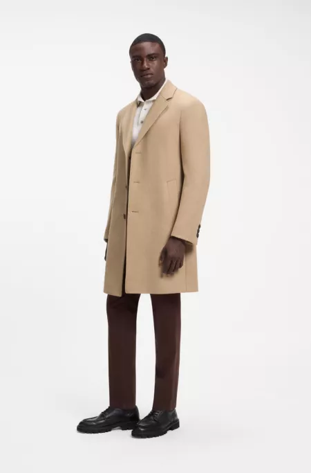 Exclusive Slim fitting coats | HUGO BOSS