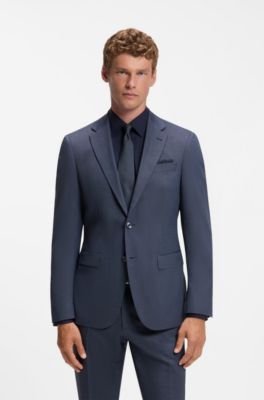 Corbata de seda elaborada en Italia con motivo jacquard, Celeste