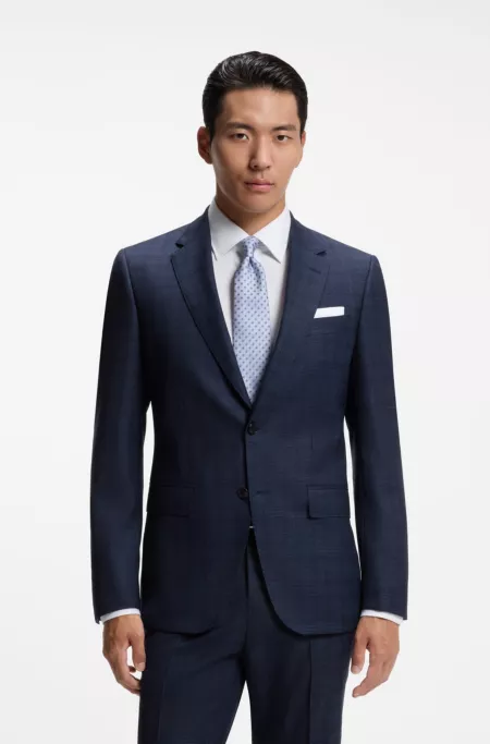 BOSS ONE Patterned silk-jacquard tie