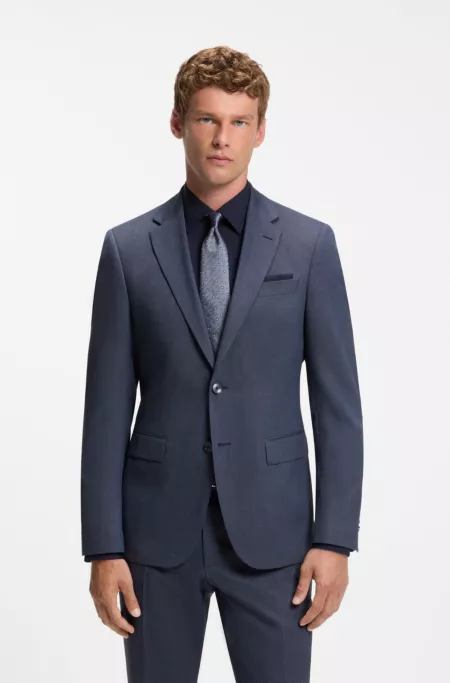 BOSS ONE Patterned silk-jacquard tie