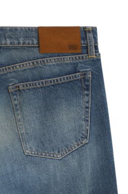 BOSS BY BECKHAM vaqueros slim fit en denim azul, Azul