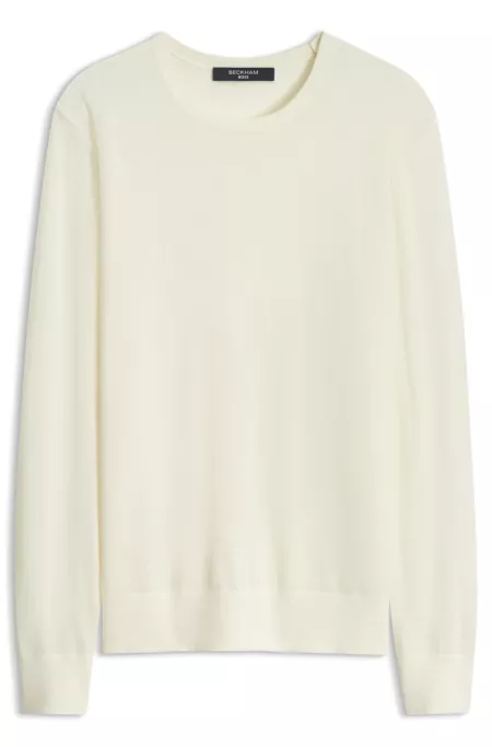 BOSS BY BECKHAM sweater in virgin wool and cashmere