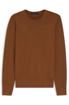 BOSS BY BECKHAM jersey de lana virgen y cashmere, Oro