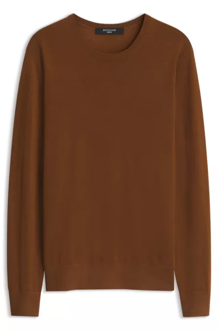 BOSS BY BECKHAM sweater in virgin wool and cashmere