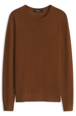 BOSS BY BECKHAM sweater in virgin wool and cashmere, Gold