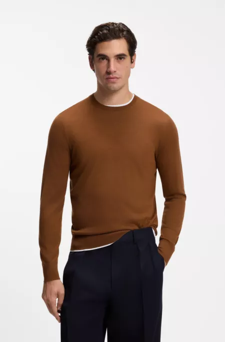 BOSS BY BECKHAM sweater in virgin wool and cashmere