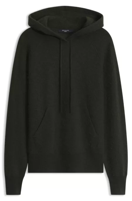 BOSS BY BECKHAM hoodie in virgin wool and cashmere