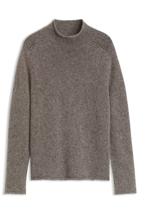BOSS BY BECKHAM sweater in virgin-wool tweed