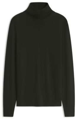 BOSS BY BECKHAM jersey de cuello vuelto de lana virgen y cashmere, Cal