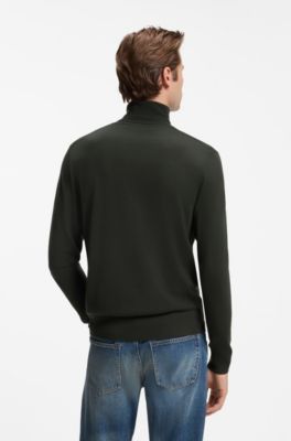 BOSS BY BECKHAM jersey de cuello vuelto de lana virgen y cashmere, Cal