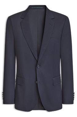 BOSS BY BECKHAM slim-fit suit jacket in wool and cashmere