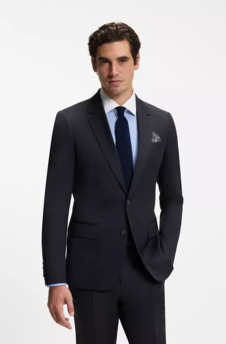 BOSS BY BECKHAM slim-fit suit jacket in wool and cashmere
