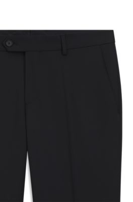 BOSS BY BECKHAM pantalon de costume Slim en laine et en cachemire, Bleu fonc&eacute;