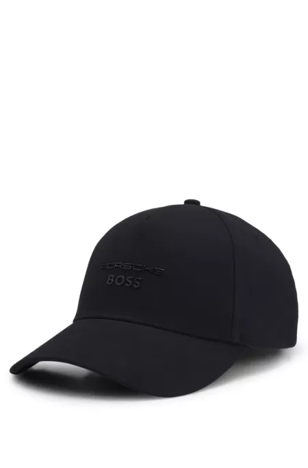 Porsche x BOSS stretch-cotton cap with glossy logo