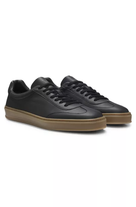 BOSS BY BECKHAM sneakers in grained leather