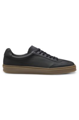 BOSS BY BECKHAM deportivas de piel granulada, Negro