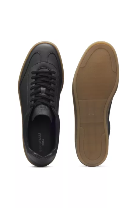 BOSS BY BECKHAM sneakers in grained leather