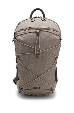 Mochila de tejido ripstop con cinta de pecho y bolsillos