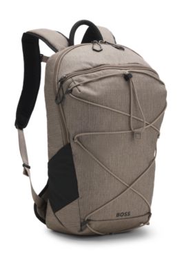 Sac &agrave; dos en ripstop avec sangle de poitrine et poches, Chaux