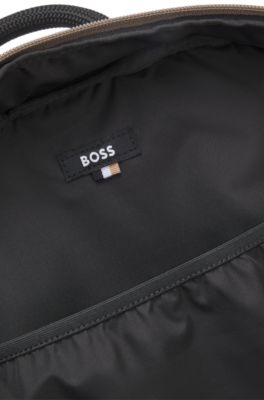 Sac &agrave; dos en ripstop avec sangle de poitrine et poches, Chaux