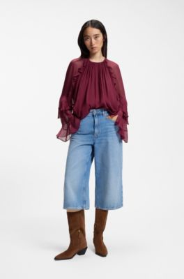 Exclusive Red long sleeve tops | HUGO BOSS