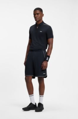 Active shorts que absorben la humedad, Azul oscuro