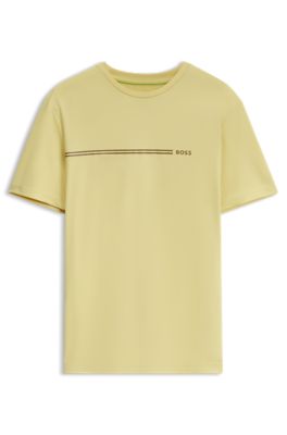 Slim-fit T-shirt, Yellow