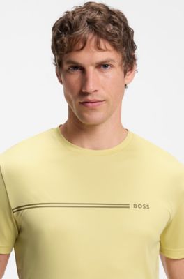 Slim-fit T-shirt, Yellow