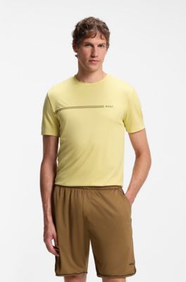 Slim-fit T-shirt, Yellow