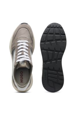 HUGO x RB baskets avec motif taureau, Brun chin&eacute;