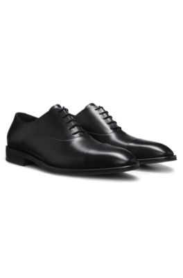 Cap-toe  shoes, Black