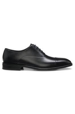 Cap-toe  shoes, Black