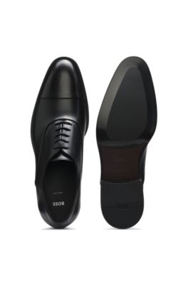 Cap-toe  shoes, Black